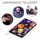 thumbnail image 4 of Billar Porta Pasaporte y Cartera de Viaje Premium de Cuero PU, Funda de Pasaporte Bloqueo RFID con Ranuras para Tarjetas de Crédito, Estuche para Libro de Pasaporte para Familia 10cm × 15cm, 4 of 6