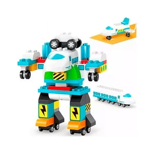 Genérico - Bloques Juegos Construcción Tren Robot Desarrollo 71 Piezas