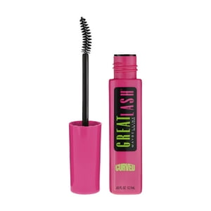 Máscara Maybelline Great Lash Curved Brush Blackest Black