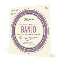 Set De Cuerdas Banjo Nickel Custom Ej57 Med Daddario