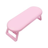 Magideal - Apoyabrazos Para Uñas, Cojín Para Uñas, Soporte Para Manos, Para Uñas Acrílicas, Herramienta De Manicura Plegable Para Uso Doméstico Y Profesional. Al Rosa