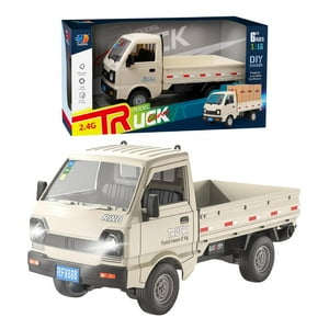 Fliperex - Camion 3/4 De Carga A Control Remoto Escala 1:16 Con Cajas Beige