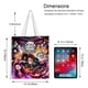 thumbnail image 5 of Demon Slayer Bolso de tela con estampado de lienzo para mujer, bolsa de compras reutilizable y estética, con cremallera interior, regalo para mujer,38*45cm., 5 of 6
