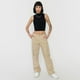 thumbnail image 4 of Pantalón Mujer Cargo Ajustable Verde Beige Corona, 4 of 5