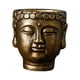 thumbnail image 1 of Cemento Buddha Cabeza Flor Estatua Bonsai Florero De Flor Para El Patio De Interior Bronce De Regalo, 1 of 5