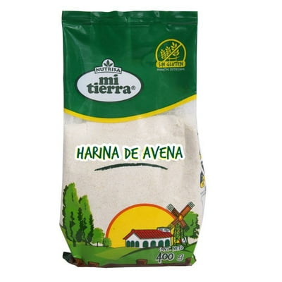 Harina De Avena Sin Gluten 400 G Mi Tierra