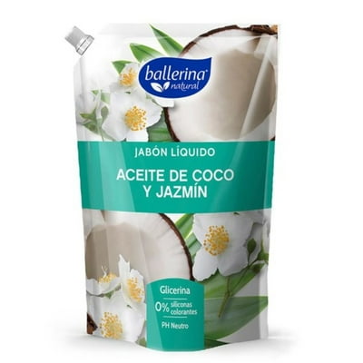 Jabón Líquido Aceite De Coco Y Jazmin 750 Ml Ballerina