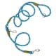 thumbnail image 1 of Correa de perro resistente Cuerda Manos libres Hombro colgado Doble cabeza Poliéster Sin tirones Cuerda antideslizante para correr Caminar Perro , azul, 1 of 5