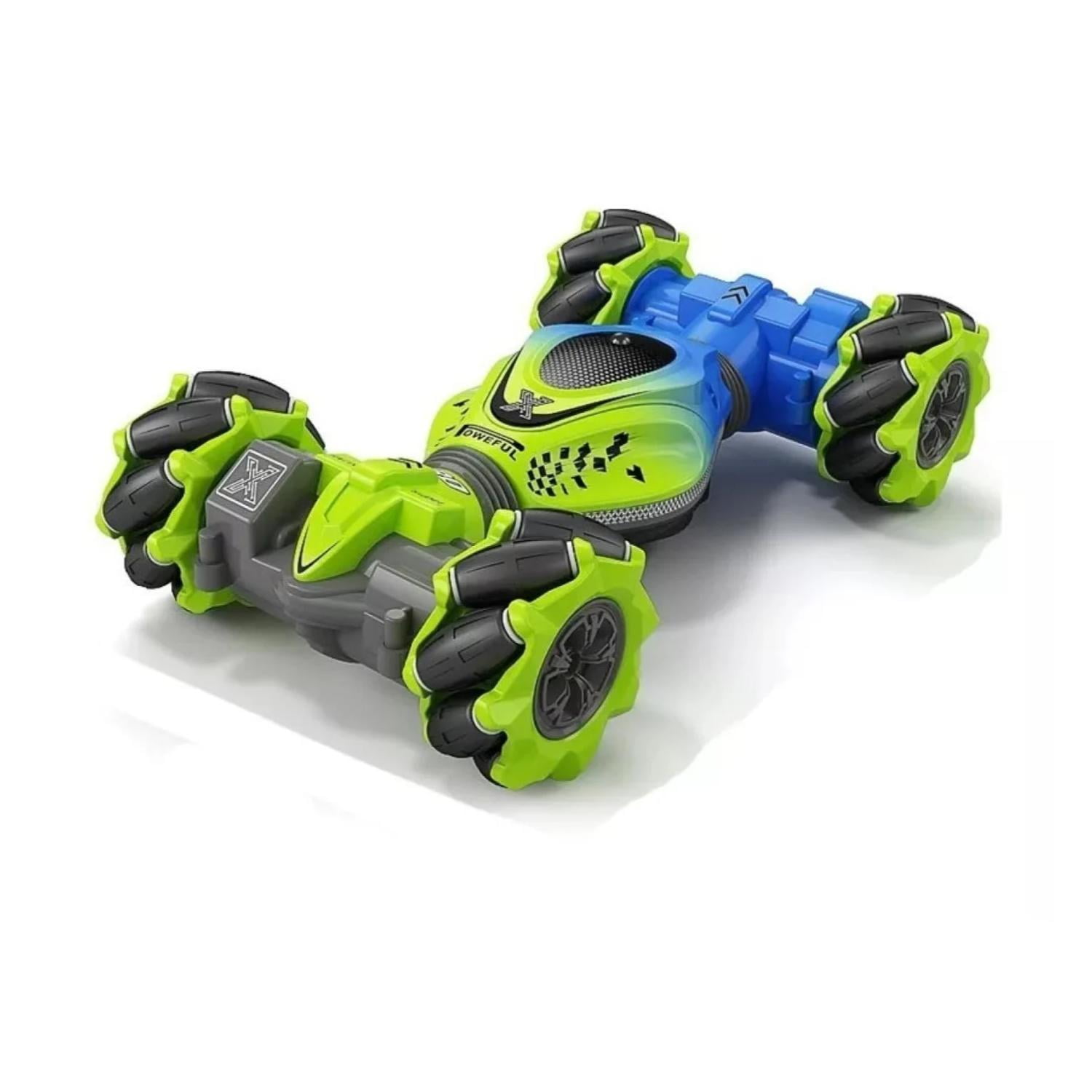 Genérico - Juguete Auto Loco Pro 4x4 A Control Remoto Infantil Verde