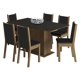thumbnail image 1 of Comedor Suecia Dark 6 Sillas Negro, 1 of 4