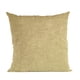 thumbnail image 1 of Cojín Plutus Brands Plutus Oyster Lux de terciopelo brillante amarillo, 1 of 5