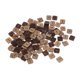 thumbnail image 3 of Botones de cáscara de coco de madera de forma cuadrada 100pcs 2 agujeros para coser artesanía, 3 of 5