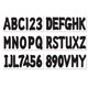 thumbnail image 1 of Calcomanía adhesiva NorthBoat 7,6 cm 4 juegos de letras y números, 1 of 6