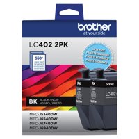 Cartucho De Tinta Brother Lc402 2Pk Negro Rendimiento Estándar