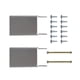 thumbnail image 1 of Kit De 2 Bisagras De Repuesto Para Tapa De Almacenamiento Delantera Compatible Con Polaris, 1 of 5