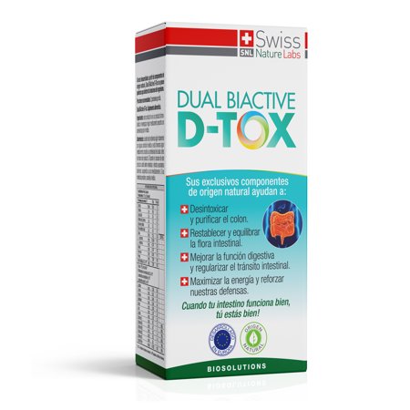 Dual Biactive D-Tox Suplemento Alimentario Alimento Para Deportistas 1 Mes