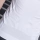 thumbnail image 4 of Camiseta de compresión para hombre, sin costuras, con ajuste de espalda, adelgazante, moldeadora de abdomen, para deportes al aire libre, color blanco, talla L, 4 of 8