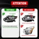 thumbnail image 2 of Conjunto de faros ADCARLIGHTS para Nissan Rogue 2014-2016, 2 of 9