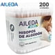 thumbnail image 1 of Cotonitos De Algodón Aileda 200 Unidades Varilla Madera, 1 of 6