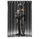 thumbnail image 1 of Cortina de ducha con diseño de casco de Boba Fett de Star Wars, con ganchos, tamaño 36 x 72 pulgadas, 1 of 3