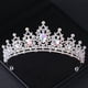 thumbnail image 1 of Gorgeous Silvery Crystal Bridal Tiara & Crown Headband - Perfect for Weddings, Parties & Proms!, 1 of 5
