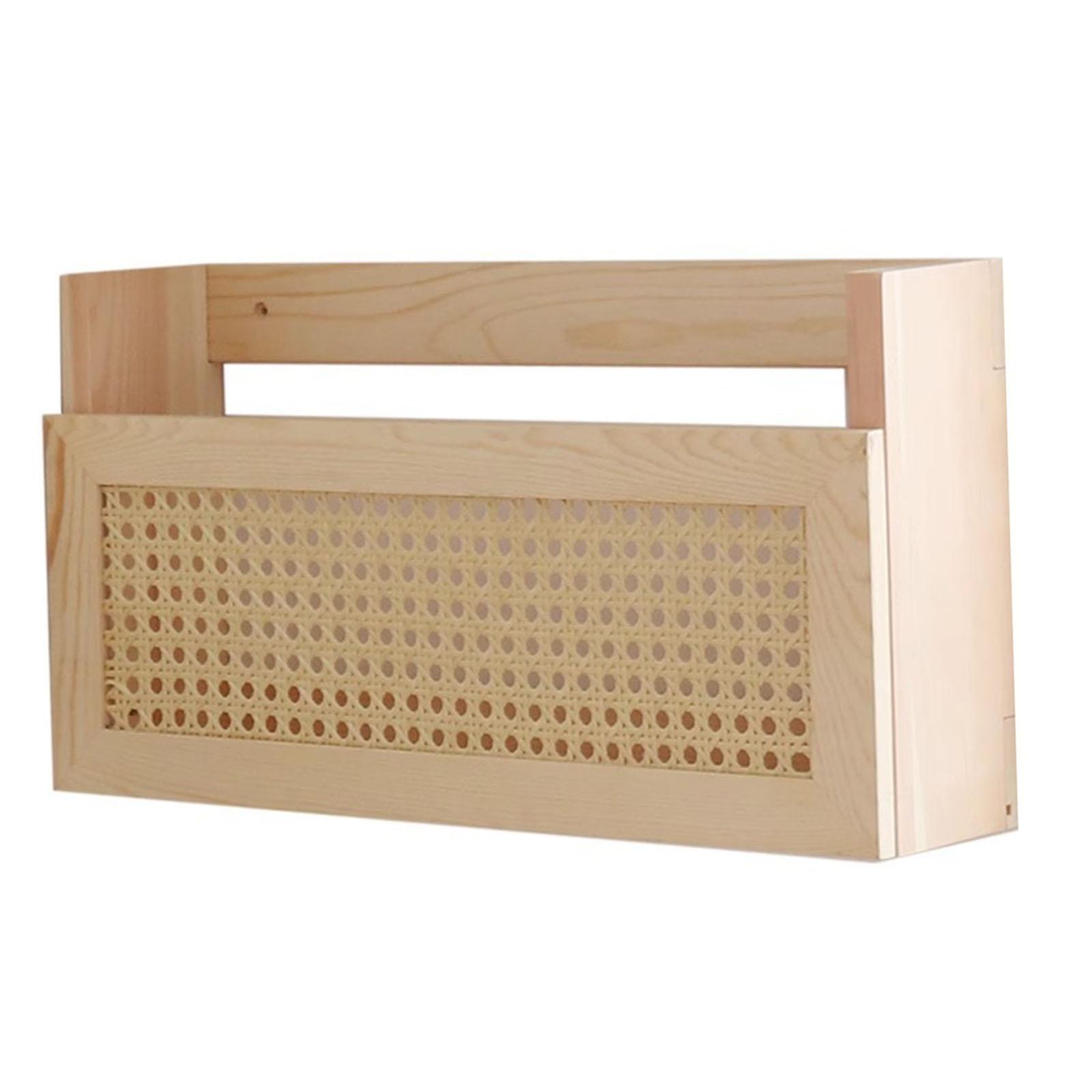 Magideal - Caja De Almacenamiento De Cables, Archivador, Organizador De Álbumes De Vinilo, Soporte Versátil Para Periódicos, Organizador De Revistas Para Sala De