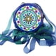 thumbnail image 4 of Pandereta de 6 pulgadas, instrumento Musical de percusión, tambor de mano para niños, juguete educativo Musical para fiesta, KTV, Festival infantil, Azul, 4 of 5