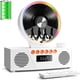 thumbnail image 1 of Reproductor CD Retro ROADOM Bluetooth USB FM Luz Ambiente, 1 of 3