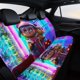 thumbnail image 4 of Funda Decorativa Elástica para Asiento Trasero de Auto Desmarcar Mono Vivo Theme 120x59x76 cm, 4 of 6