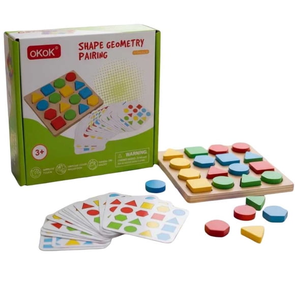 Juego de Madera Set de Encaje de formas y colores