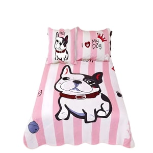 Genérico - Quilt Cubrecama De Verano Plaza Y Media Infantil Rosa 03