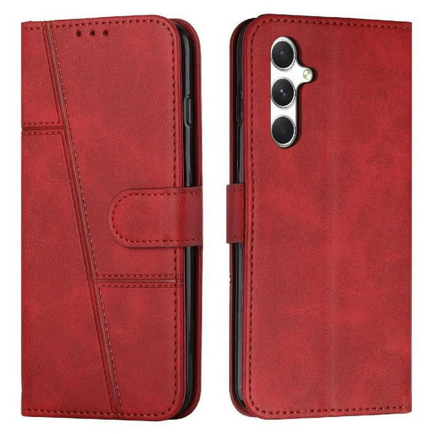 Funda Flip Para Samsung Galaxy A56 – Carcasa Delgada Y Resistente A Impactos Con Soporte Para Uso Diario Y Profesional