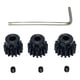 thumbnail image 3 of 3/juego De Engranajes De Motor De Piñón De Metal Endurecido Para Piezas De Coche Modelo A Escala 1:10 14T 15T 16T, 3 of 5