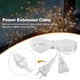 thumbnail image 3 of Cable de extensión de energía transparente de 5 m, cable de extensión de luz de hadas para cortina de cuerdas, cable de extensión de energía de potencia para luces, decoración de exteriores para fiest, 3 of 7