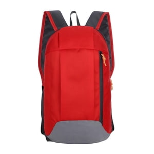 Ioensy - Mochila Para Correr Trabajo Al Aire Libre Camping Organizador Portátil Mochila Ligera Rojo Negro