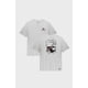 thumbnail image 3 of Polera Orgánica Nights on Loneliness Blanco Hombre Falcone, 3 of 3
