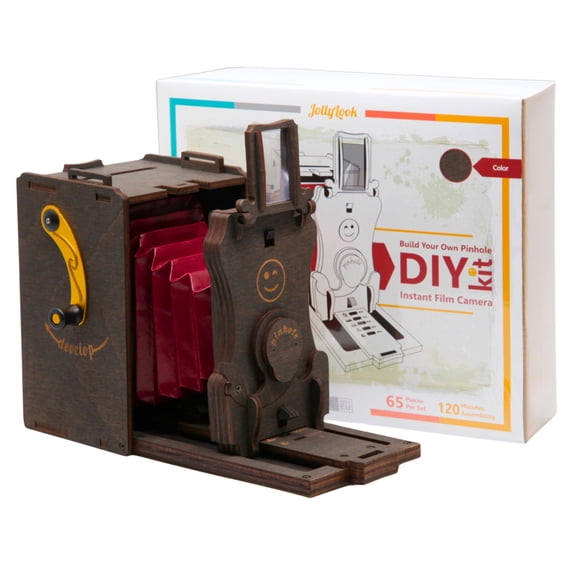 Cámara de Película Jollylook Kit DIY de Rompecabezas de Madera 3D