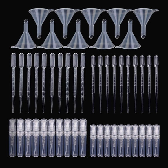 Set de Botellas con Spray BangBoom Mini Plástico Transparente 2ml 3ml (50)