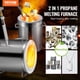 thumbnail image 2 of Horno de fusión de propano VEVOR Foundry de gran capacidad, 12 kg, 2 of 3
