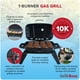 thumbnail image 3 of Parrilla de gas portátil Grill Boss de 1 quemador, 10,000 BTU, negra, 3 of 9