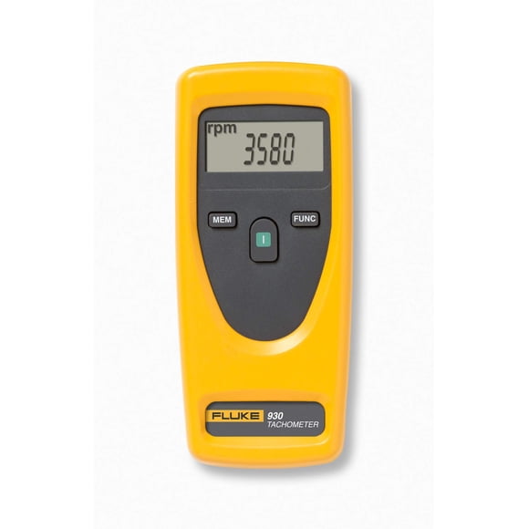 Tacómetro Fluke Fluke-930 sin contacto, color amarillo, tamaño estándar