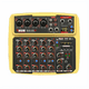 thumbnail image 1 of Consola Mixer Con Interfaz USB NVK I08BT Amarillo -PB-F2, 1 of 3