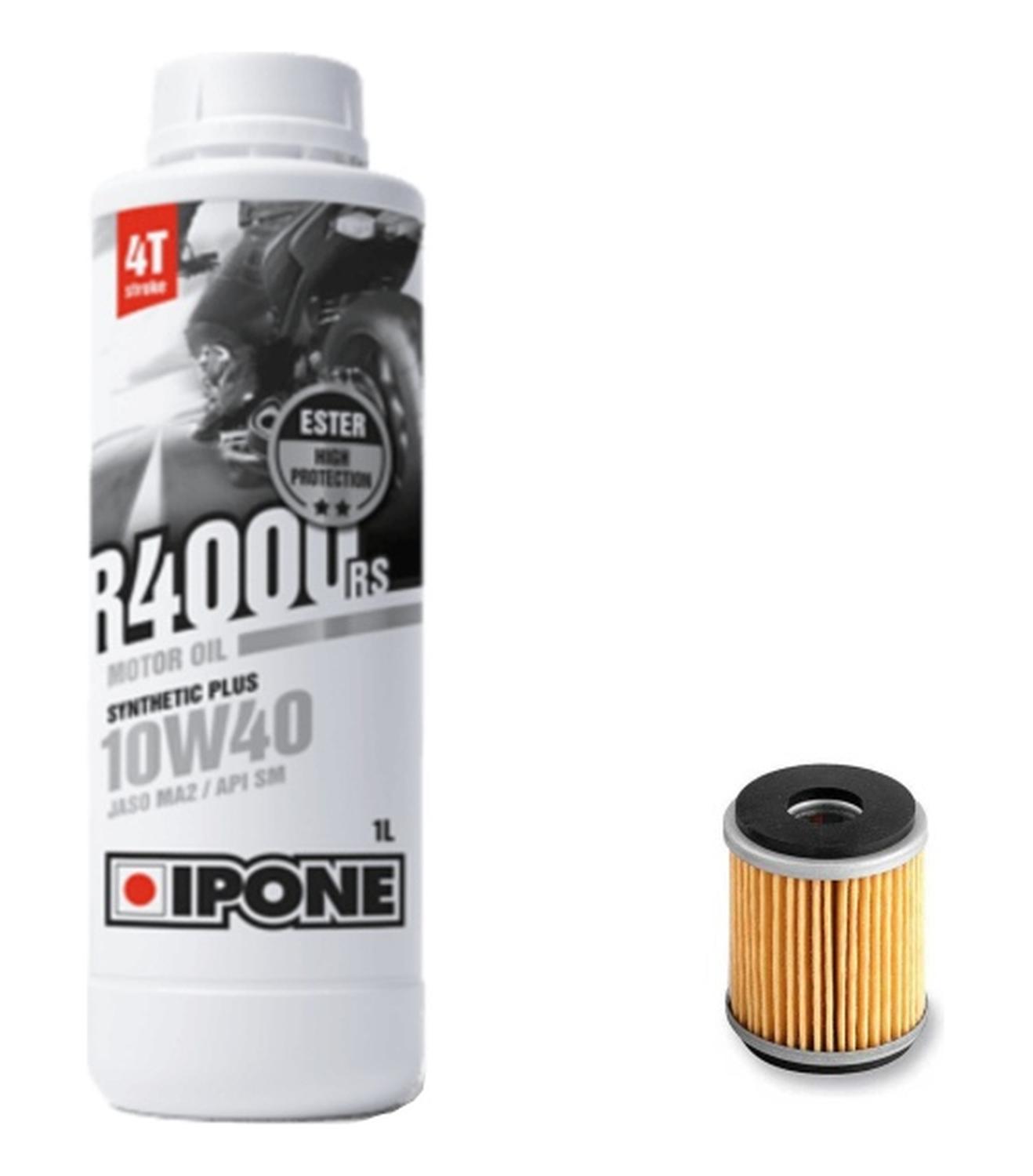 Ipone - Kit Mantencion Yamaha R15 V2 - V3 - V4 / 10W 40 + Filtro