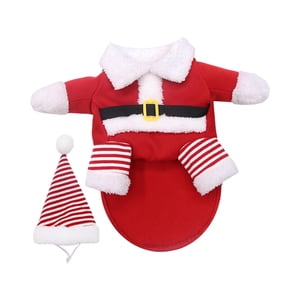 Ioensy - Lindo Traje De Papá Noel Con Gorro De Papá Noel Para Fiestas Navidad Halloween Xs
