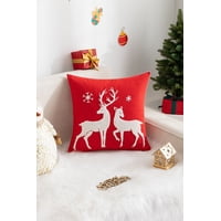 Todo Hogar Santiago De Chile - Cojín Navideño Con Diseño Bordado - D12