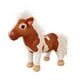 thumbnail image 4 of Caballo De Peluche Simulación Acompañar Adorno Suave Para Sala De Estar Hogar Marrón, 4 of 5