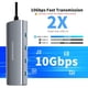 thumbnail image 3 of Hub USB-C VANGREE 8 en 1 10Gbps HDMI 4K60 PD 80W, 3 of 3
