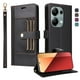 thumbnail image 1 of FOXDOCK Funda tipo Cartera para Xiaomi Redmi Note 13 Pro 4G – Cubierta de Cuero PU con Múltiples Ranuras, Bolsillo para Efectivo y Correa de Muñeca, 1 of 6