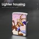 thumbnail image 4 of Wile E. Coyote y el Correcaminos-theme Copper Metal Lighter Shell, Premium Replacement Refillable Lighter Case with Durable Metal Construction, Compatible with Zippo and Most Standard Lighter Models, 4 of 6