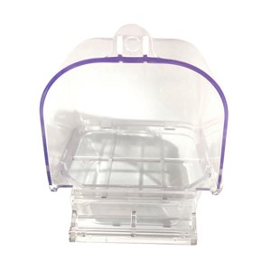 Ioensy - Comedero Para Pájaros Sin Desorden Para Jaula, Plato De Comida Limpia Para Periquito, Cacatúa, Pinzón